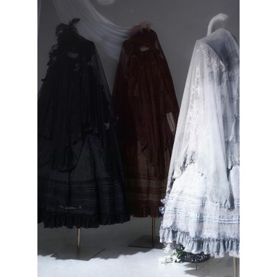 ZJ Story Song Of The Lonely Bird 2.0 Blouse Pants Fishtail Skirt Cape and Underbust JSK(Limited Reservation/3 Colours/Full Payment Without Shipping)